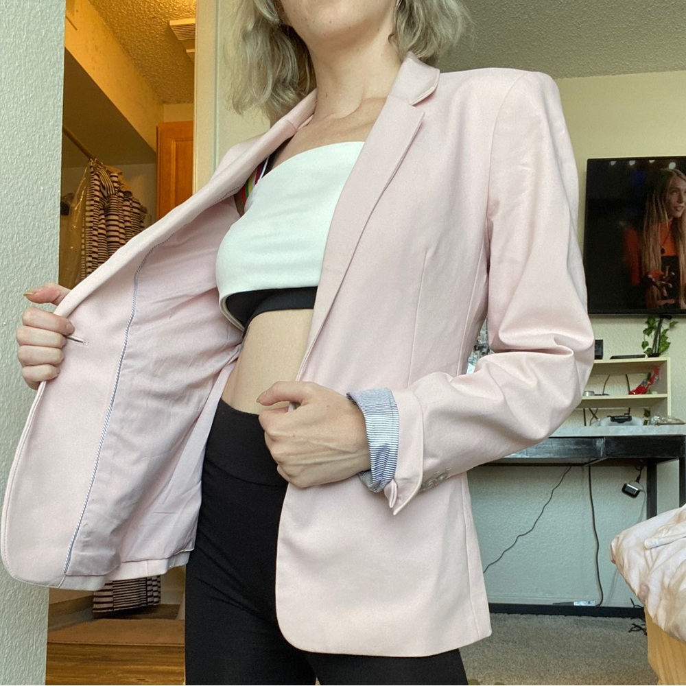 Classic Baby Pink Blazer